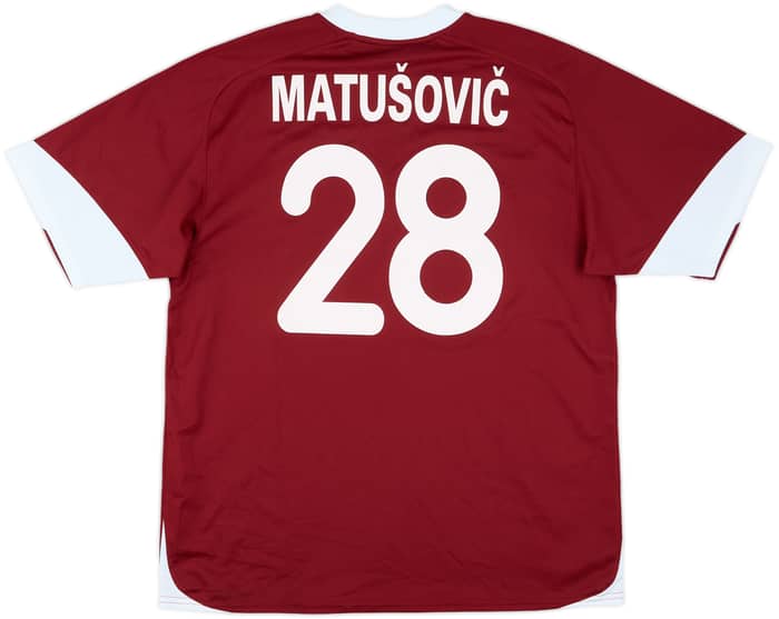 2006-07 Sparta Prague Home Shirt Matusovic #28 - 8/10 - (L)