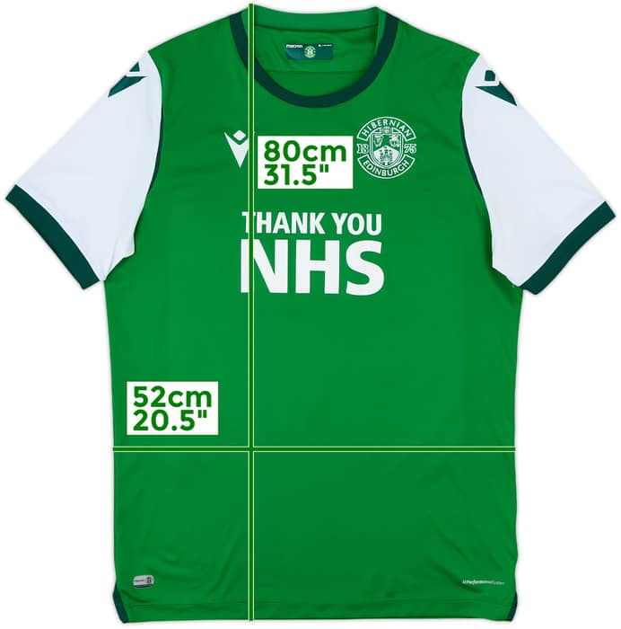2020-21 Hibernian Home Shirt - 5/10 - (XL)