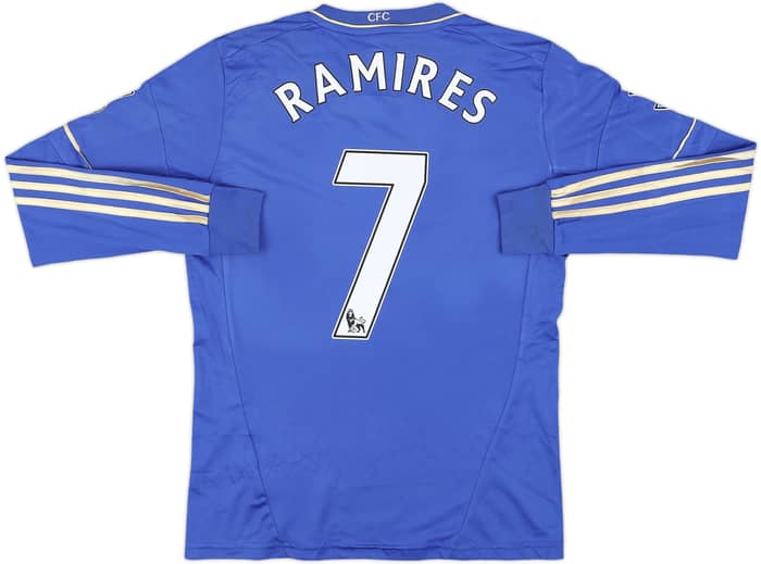 2012-13 Chelsea Home L/S Shirt Ramires #7 - 7/10 - (L.Boys)