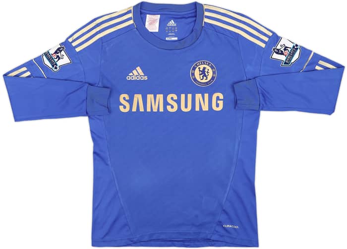 2012-13 Chelsea Home L/S Shirt Ramires #7 - 7/10 - (L.Boys)
