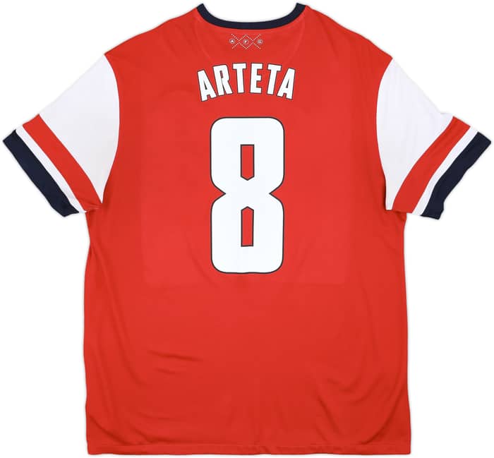 2012-14 Arsenal Home Shirt Arteta #8 - 6/10 - (XL)