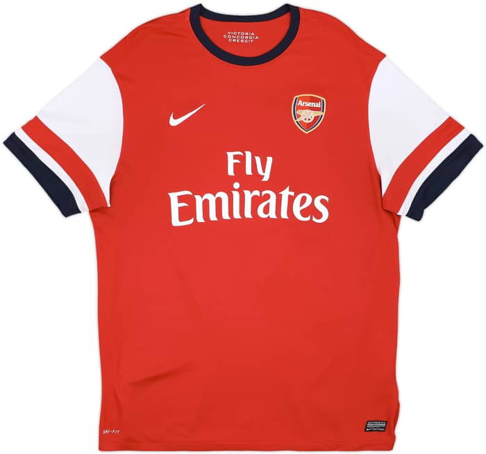 2012-14 Arsenal Home Shirt Arteta #8 - 6/10 - (XL)
