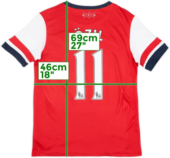 2012-14 Arsenal Home Shirt Ozil #11 - 8/10 - (XL.Boys)