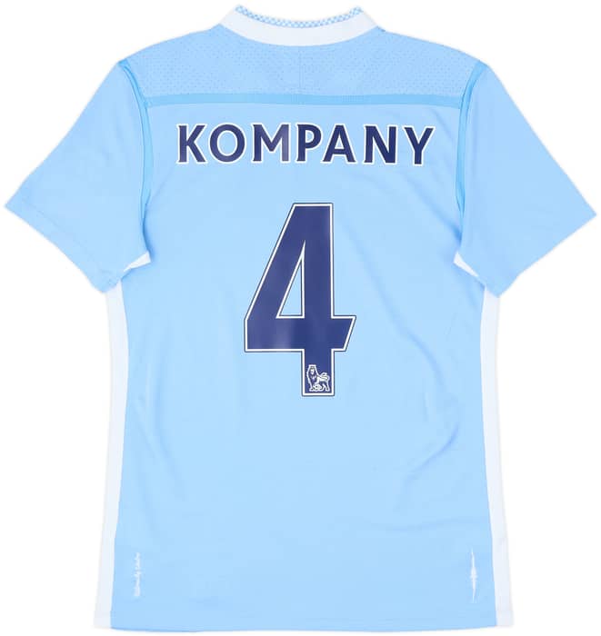2011-12 Manchester City Home Shirt Kompany #4 - 7/10 - (S)