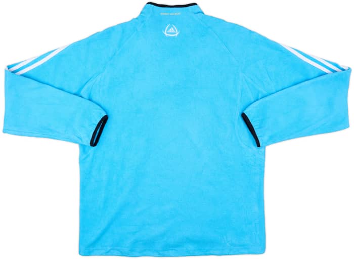 2003-04 Olympique Marseille adidas 1/4 Zip Fleece Top - 8/10 - (M/L)