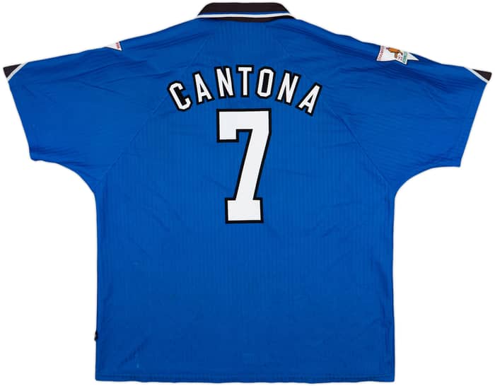 1996-98 Manchester United Third Shirt Cantona #7 - 8/10 - (XXL)