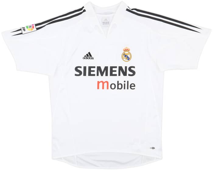 2004-05 Real Madrid Home Shirt Zidane #5 - 9/10 - (M)