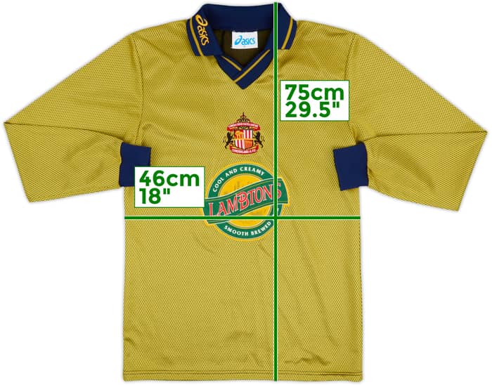 1997-99 Sunderland Away L/S Shirt - 9/10 - (S)
