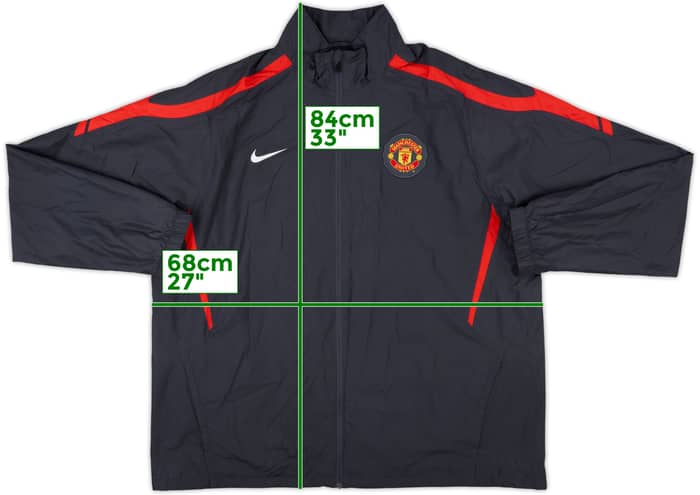2010-11 Manchester United Nike Track Jacket - 8/10 - (XXL)