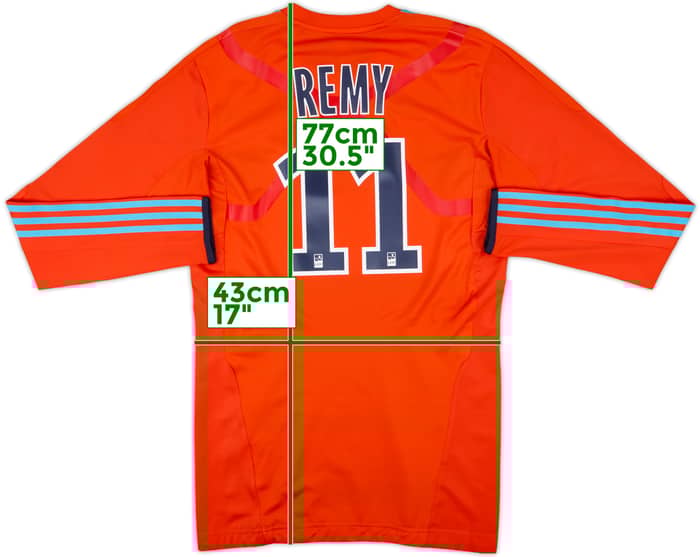 2011-12 Olympique Marseille Player Issue TechFit Third Remy #11 - 10/10 - (XL)