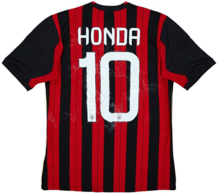 2013-14 AC Milan Home Shirt Honda #10 - 4/10 - (L.Boys)