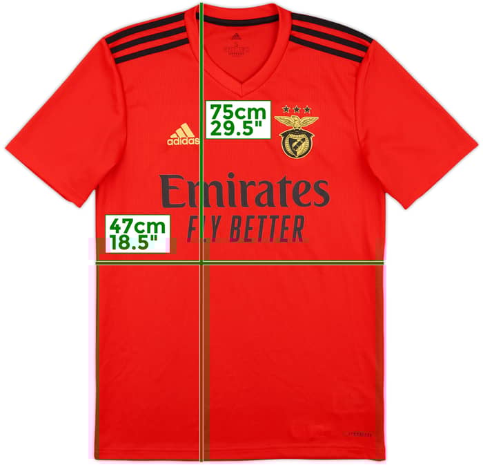 2020-21 Benfica Home Shirt - 9/10 - (S)