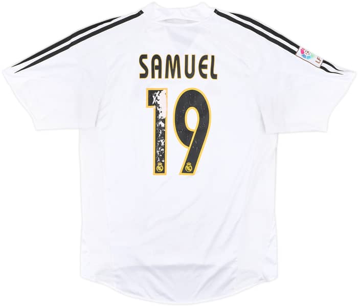 2004-05 Real Madrid Home Shirt Samuel #19 - 4/10 - (M)