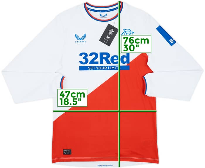 2022-23 Rangers Away L/S Shirt (S)