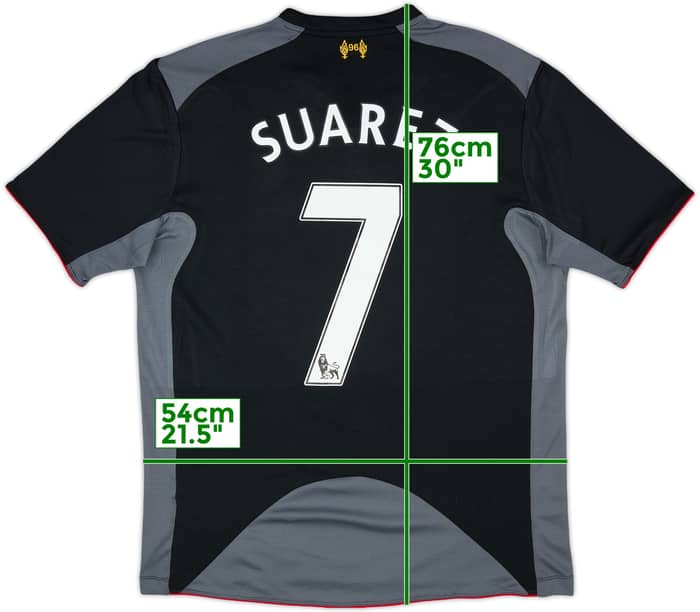 2012-13 Liverpool Away Shirt Suarez #7 - 7/10 - (L)