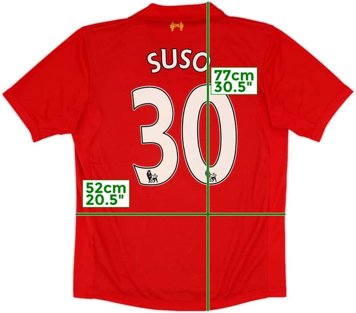 2012-13 Liverpool Home Shirt Suso #30 - 7/10 - (L)