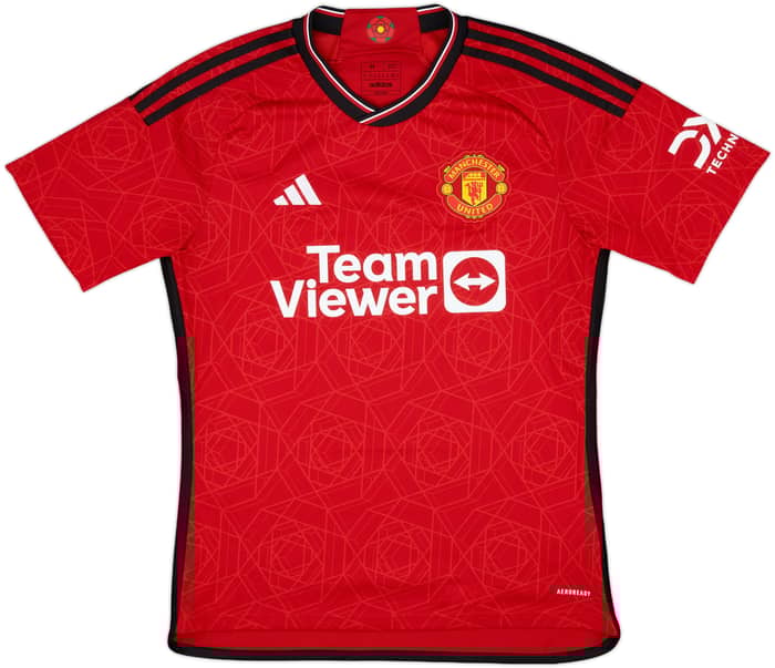 2023-24 Manchester United Home Shirt Martinez #6 - 10/10 - (M)