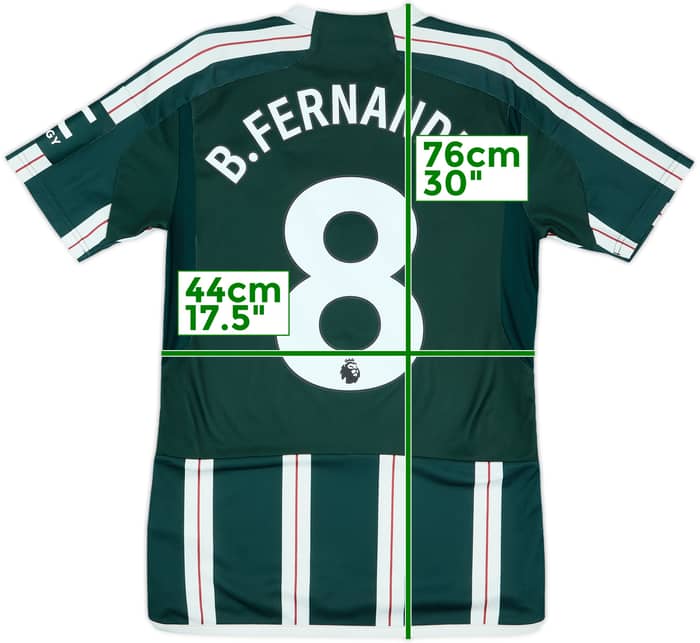 2023-24 Manchester United Away Shirt B.Fernandes #8 - 8/10 - (S)