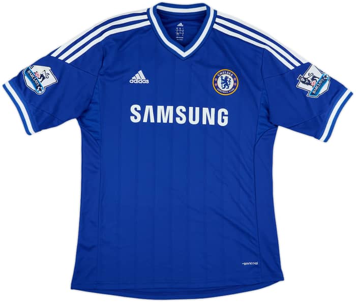 2013-14 Chelsea Home Shirt David Luiz #4 - 6/10 - (L)