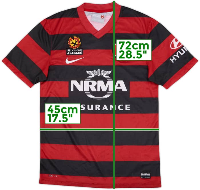2013-14 Western Sydney Wanderers Home Shirt - 7/10 - (S)