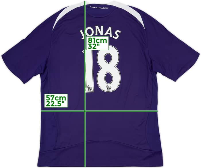 2008-09 Newcastle Away Shirt Jonas #18 - 6/10 - (XL)