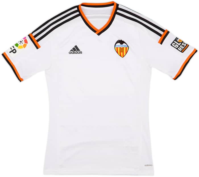 2014-15 Valencia Home Shirt - 9/10 - (S)