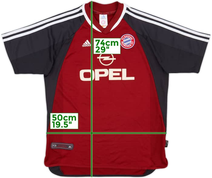 2001-02 Bayern Munich Home Shirt - 8/10 - (XL.Boys)