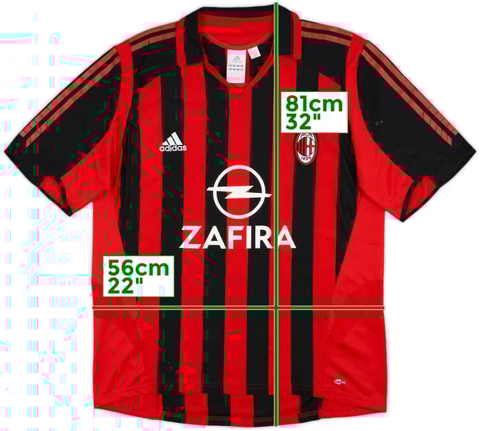 2005-06 AC Milan Home Shirt - 6/10 - (L)