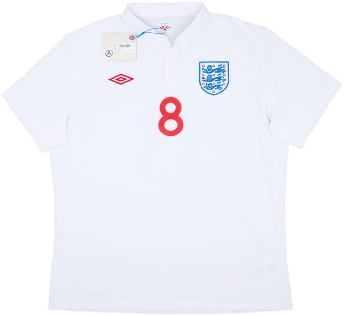 Camiseta de local de England 2009-10 Lampard #8 (XL)