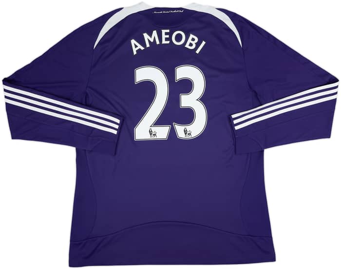 2008-09 Newcastle Away L/S Shirt Ameobi #23 - 8/10 - (XL)