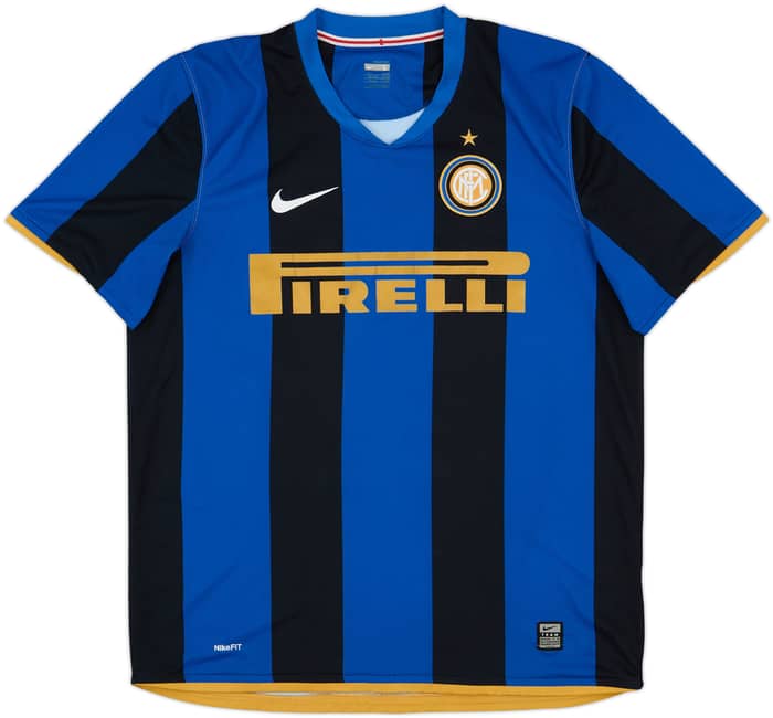 2008-09 Inter Milan Home Shirt - 9/10 - (L)