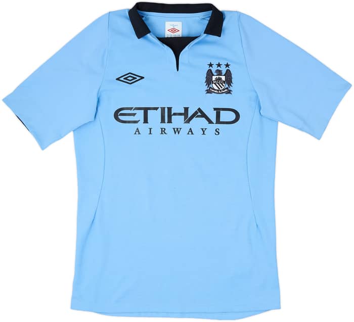 2012-13 Manchester City Home Shirt Kun Aguero #16 - 8/10 - (S)