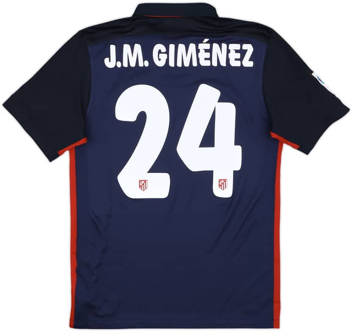 2015-16 Atletico Madrid Away Shirt J.M.Gimenez #24 - 10/10 - (S)