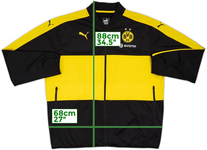2016-17 Borussia Dortmund Puma Track Jacket - 8/10 - (3XL)
