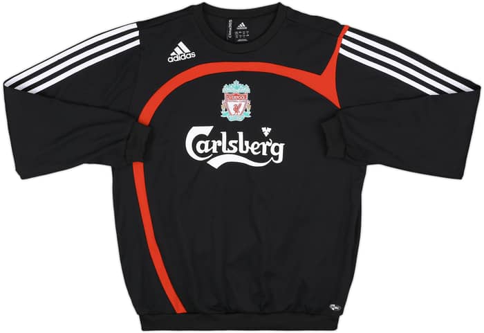 2007-08 Liverpool adidas Sweat Top - 8/10 - (M)
