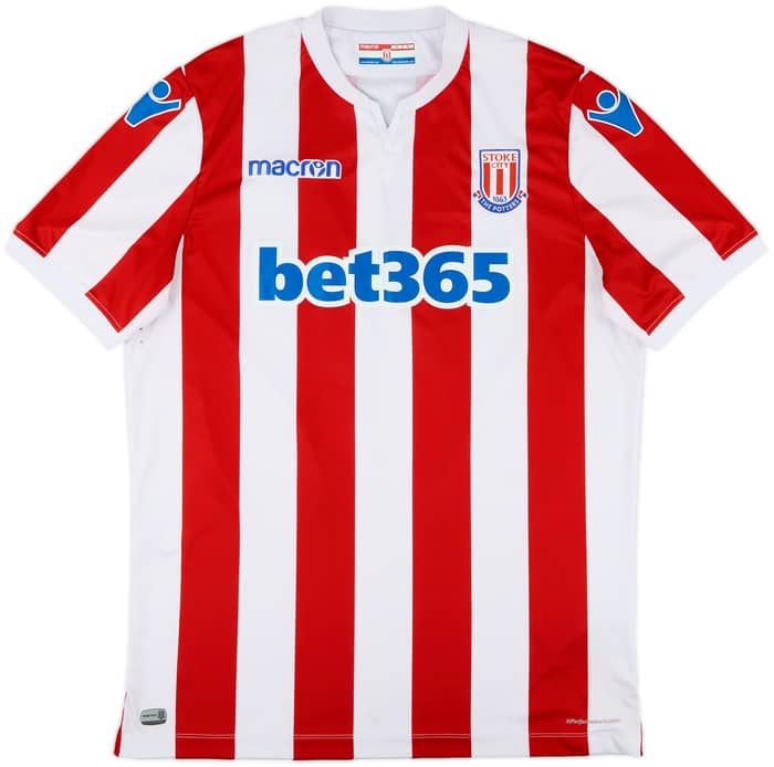 2018-19 Stoke City Home Shirt Allen #4 - 9/10 - (XL)