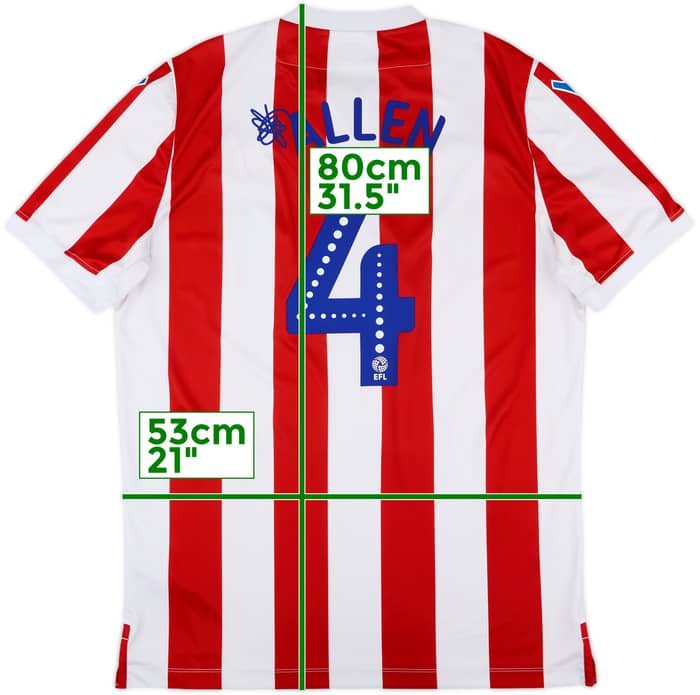 2018-19 Stoke City Home Shirt Allen #4 - 9/10 - (XL)