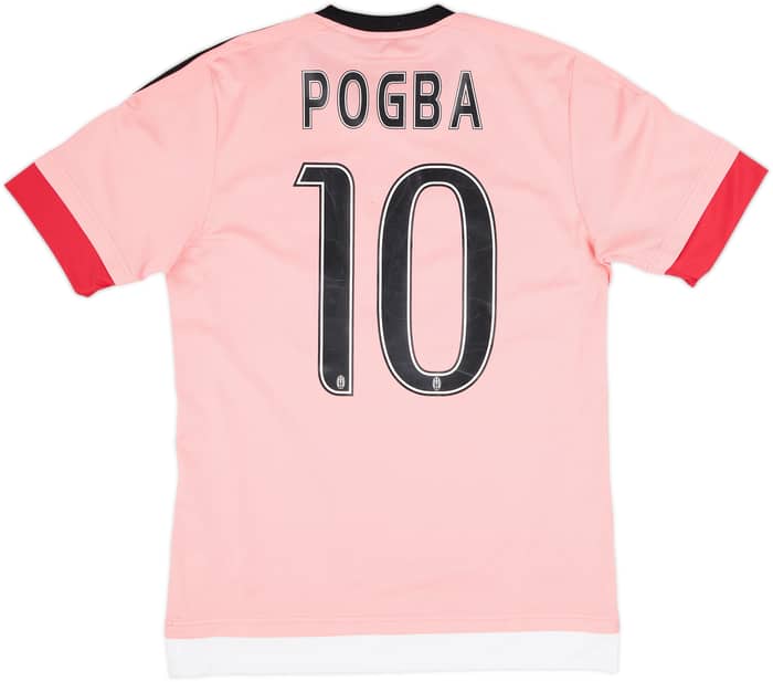 2015-16 Juventus Away Shirt Pogba #10 - 6/10 - (S)