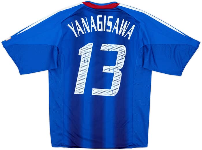 2004-06 Japan Player Issue Home Shirt Yanagisawa #13 - 5/10 - (M)