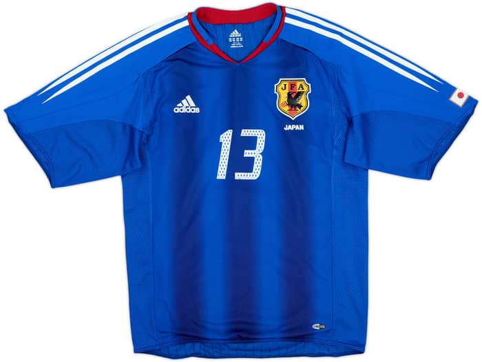2004-06 Japan Player Issue Home Shirt Yanagisawa #13 - 5/10 - (M)