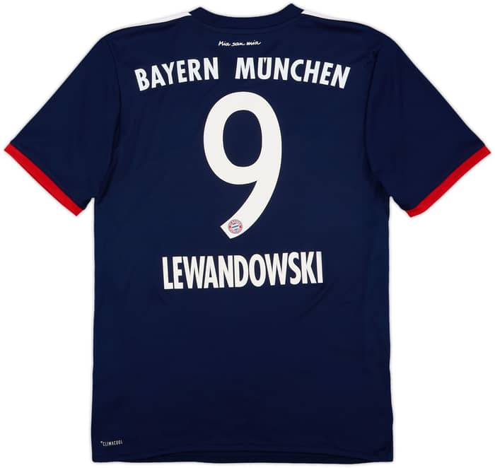 2017-18 Bayern Munich Away Shirt Lewandowski #9 - 10/10 - (S)