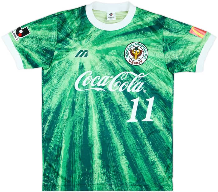 1993-95 Verdy Kawasaki Home Shirt #11 - 9/10 - (L)