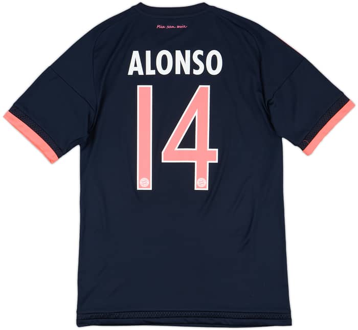 2015-16 Bayern Munich Third Shirt Alonso #14 - 10/10 - (S)