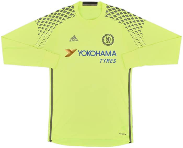 2016-17 Chelsea GK Shirt Courtois #13 - 6/10 - (S)
