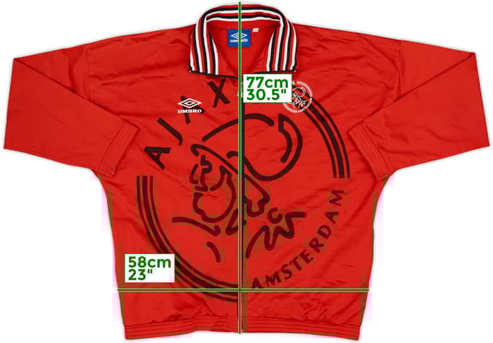 1997-98 Ajax Umbro Track Jacket - 8/10 - (XXL)