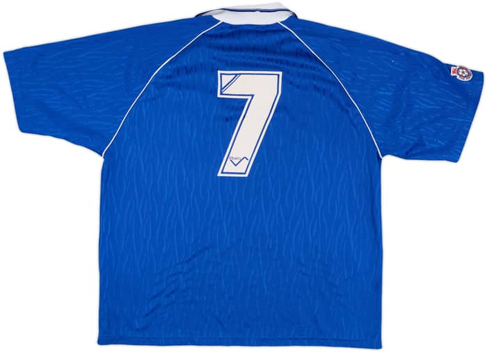 1991-92 Chester City Match Issue Home Shirt #7