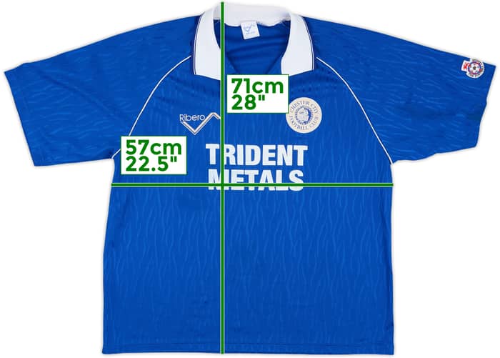1991-92 Chester City Match Issue Home Shirt #7