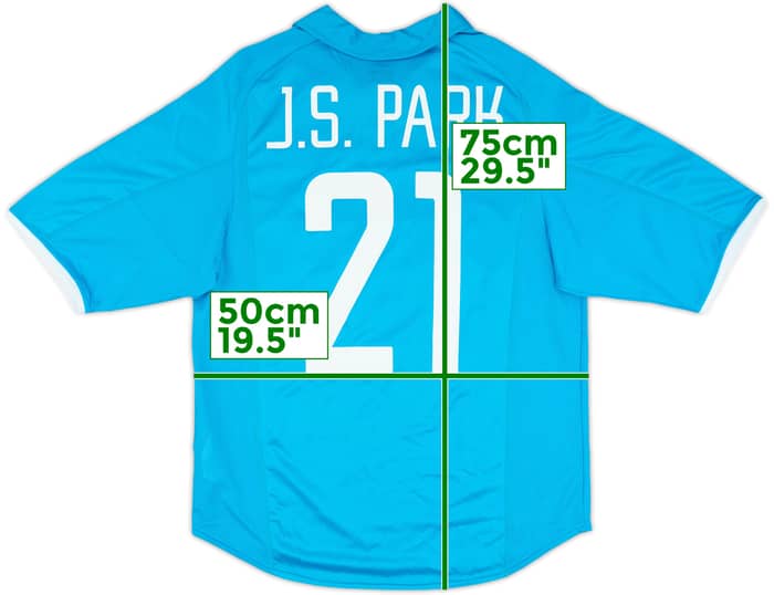 2002-03 PSV Away Shirt J.S.Park #21 - 10/10 - (S)