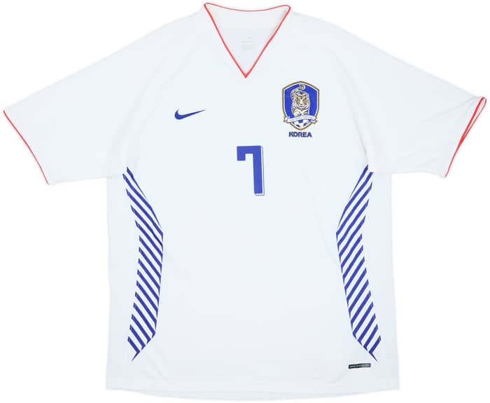 2006-08 South Korea Away Shirt Ji Sung #7 - 6/10 - (XL)