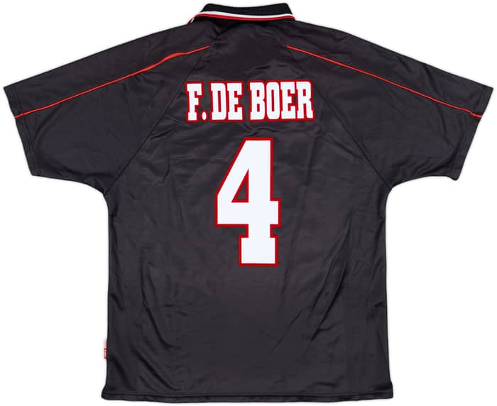 1998-99 Ajax Away Shirt F.De Boer #4 - 6/10 - (L)